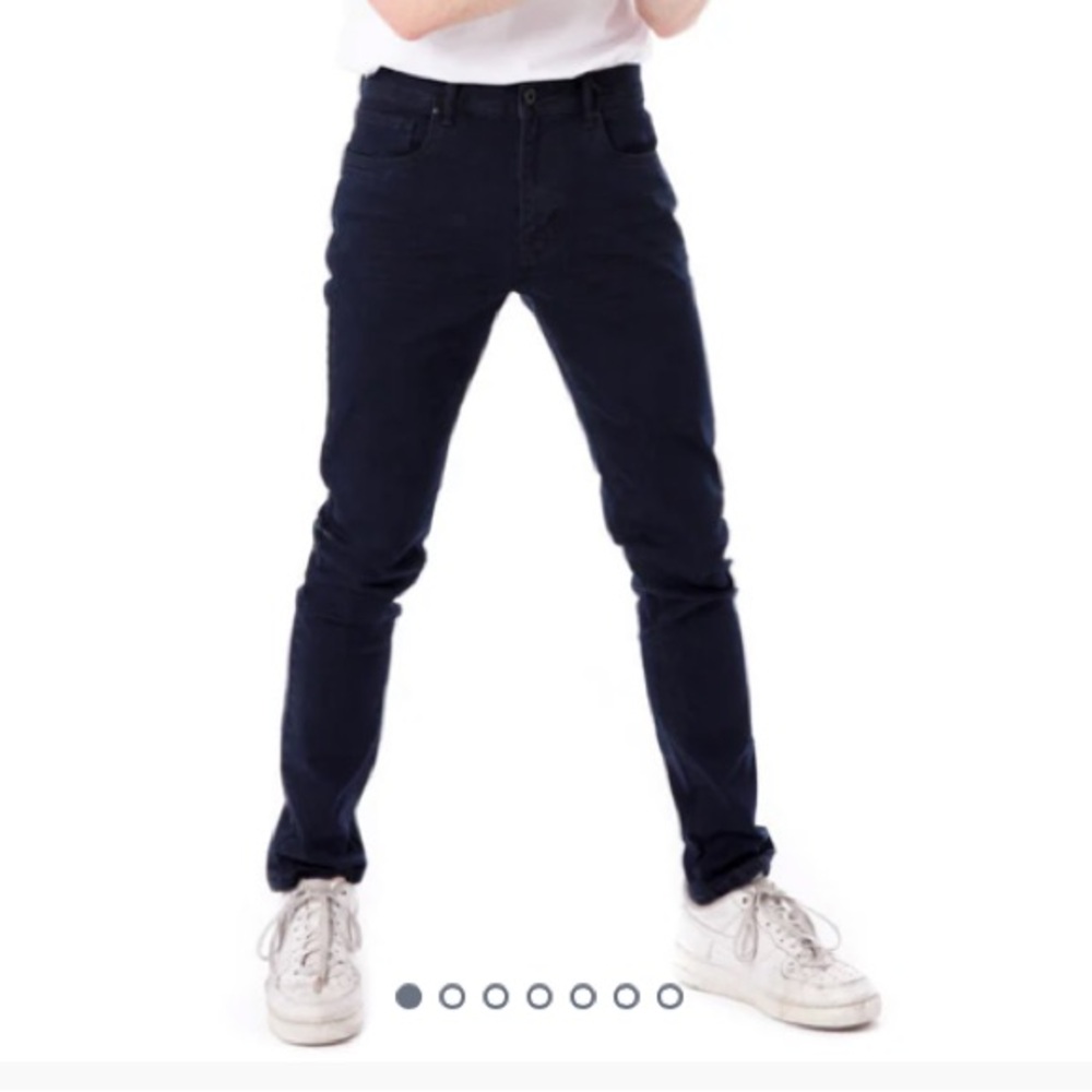 NYC The Perfect Jean Men's Skinny Fit Jeans - Deep Blue